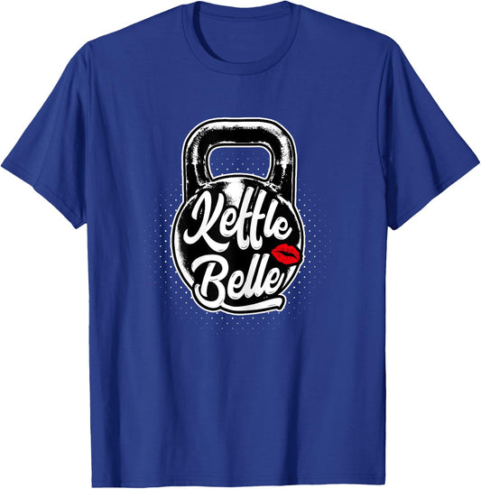 Kettlebell Kettle Belle Gym Training T-Shirt - T-Shirt | Royal