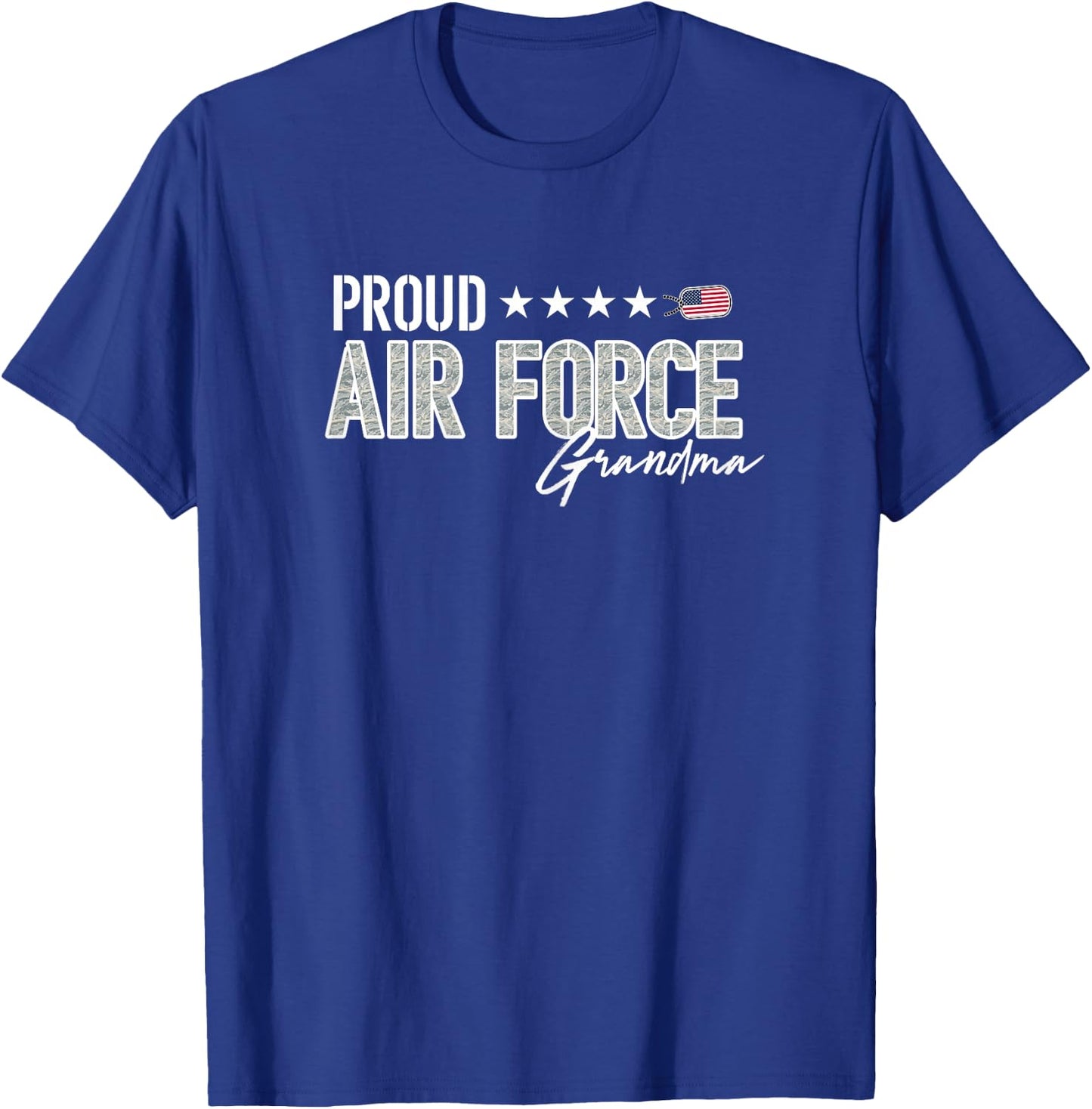ABU Proud Air Force Grandma T-Shirt - T-Shirt | Royal