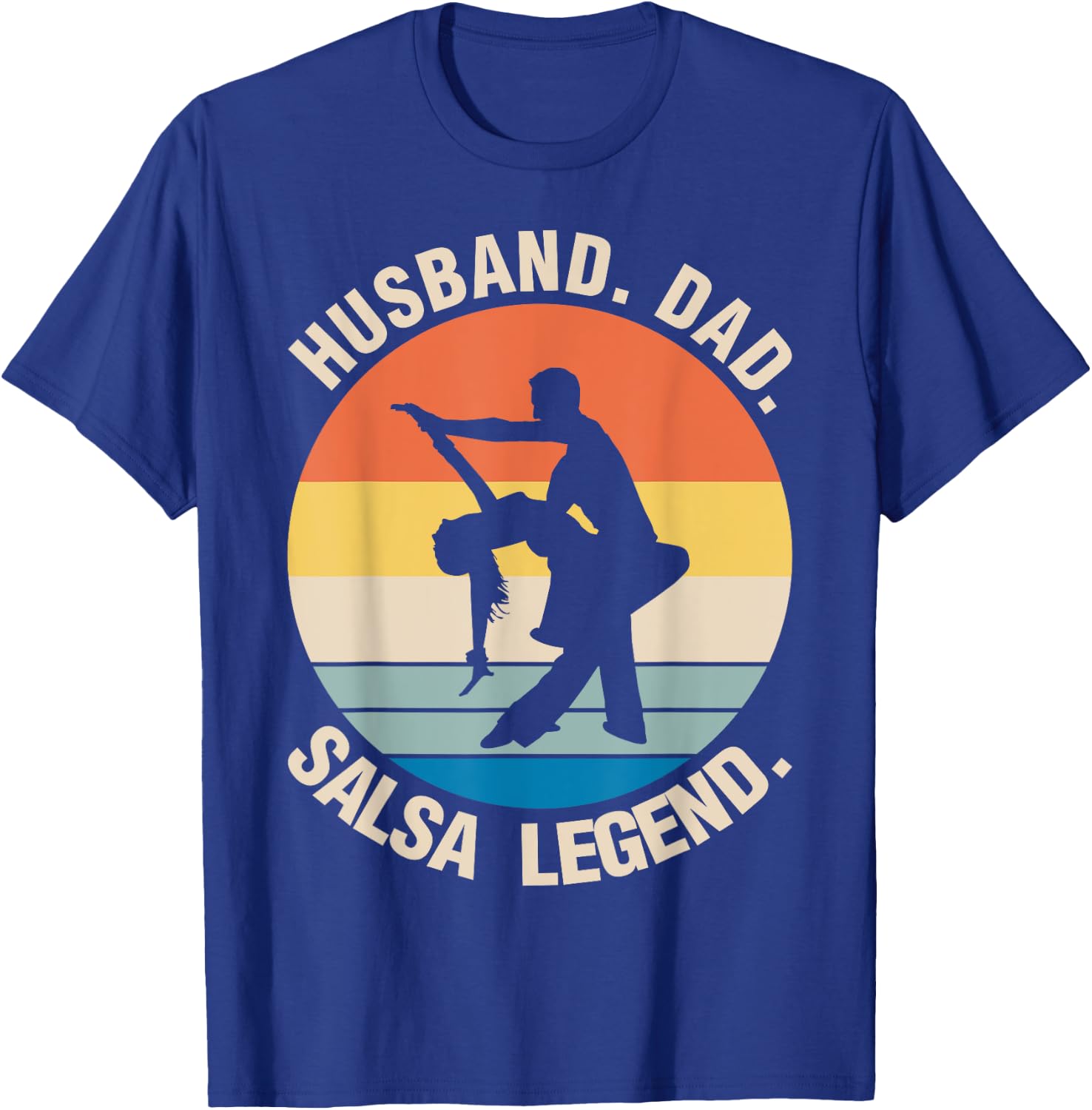 Husband Dad Salsa Dancer Dancing Teacher Dance Graphic T-Shirt - T-Shirt | Royal