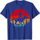 Retro Indigenous Native Pride Horse Riding Native American T-Shirt - T-Shirt | Royal