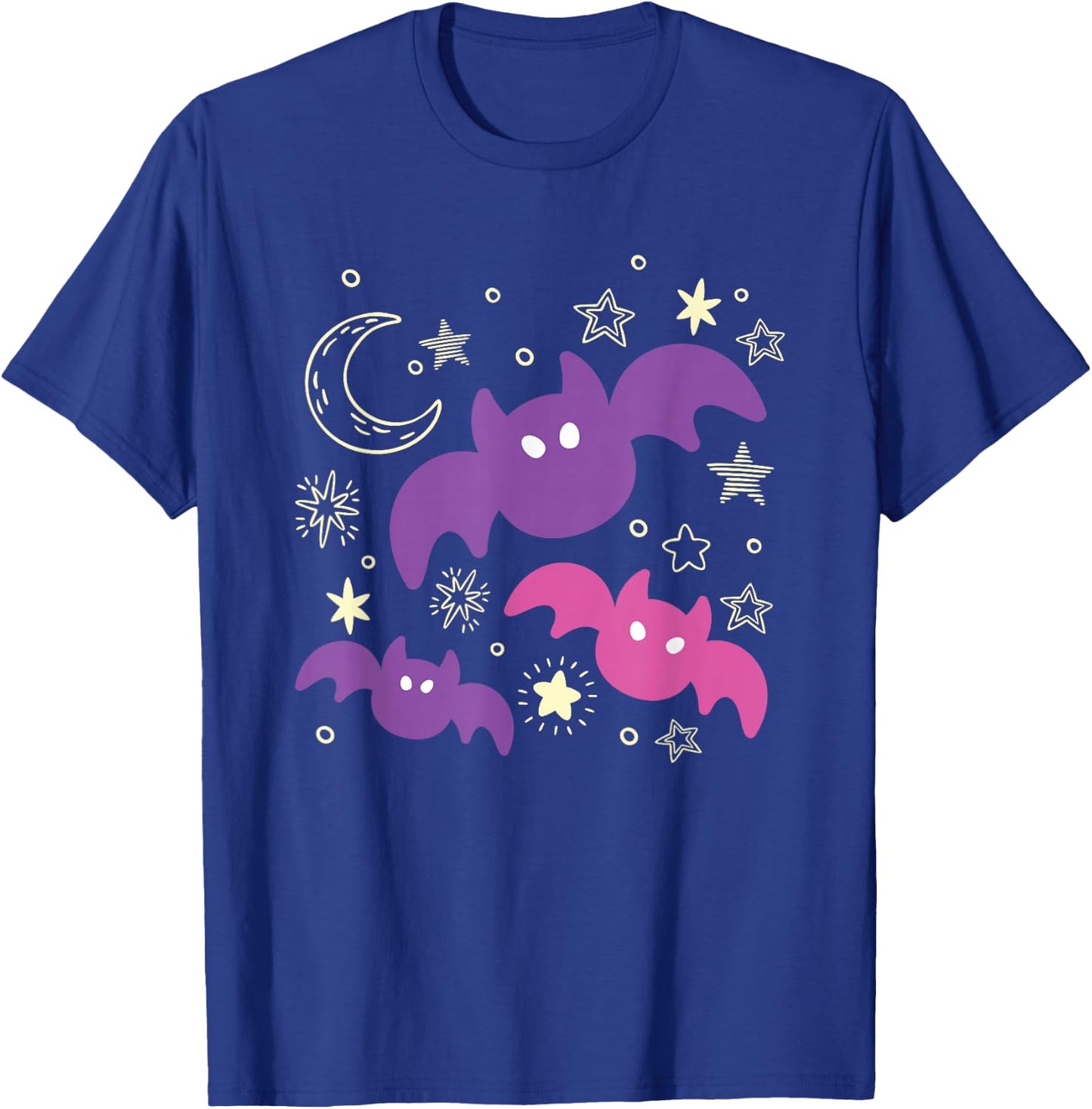 Toddlers Gift Cute Bat Halloween T-Shirt - T-Shirt | Royal