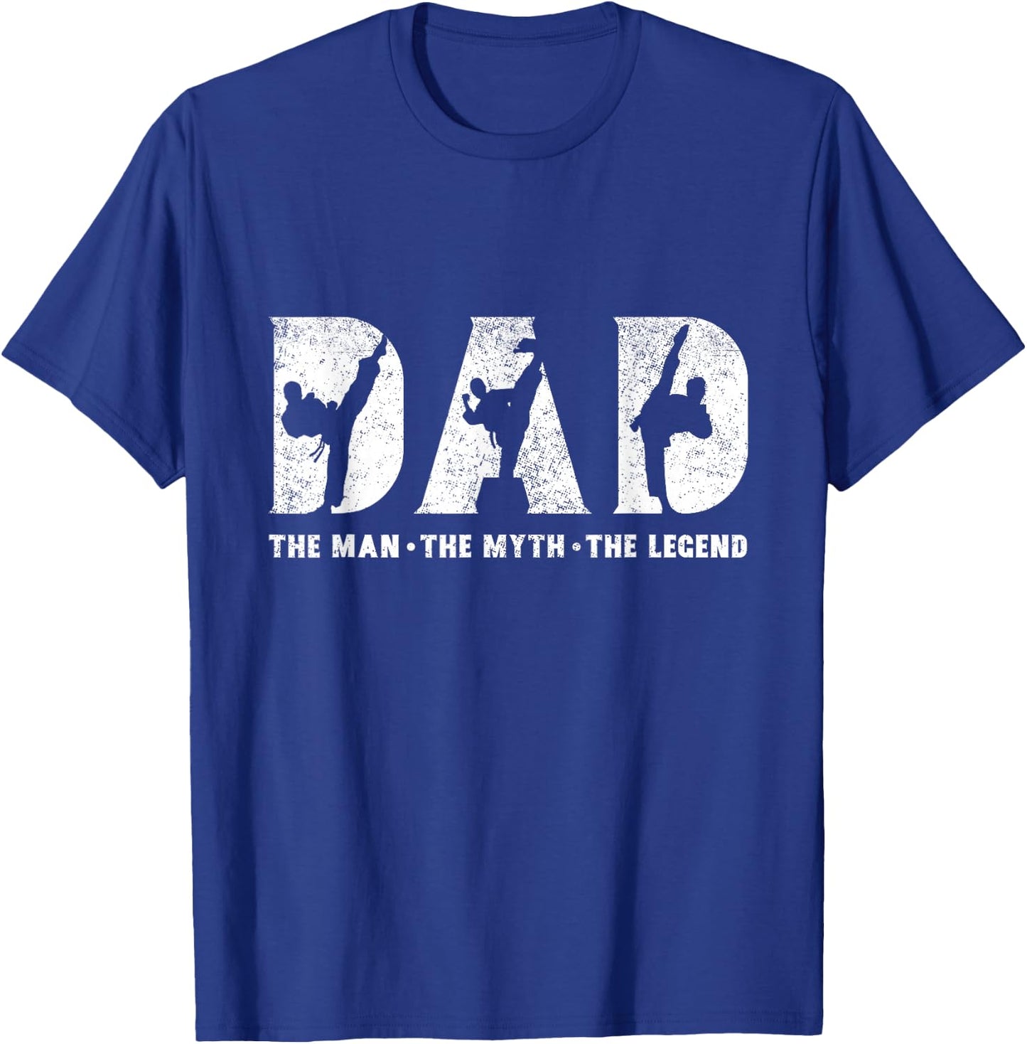 Taekwondo Dad The Man The Myth The Legend Father's Day T-Shirt - T-Shirt | Royal