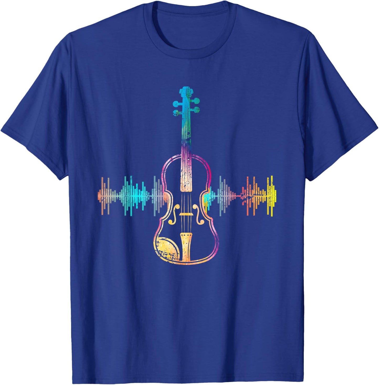 Music Notes Classical Musician Violin Player Gift Violin T-Shirt - T-Shirt | Royal