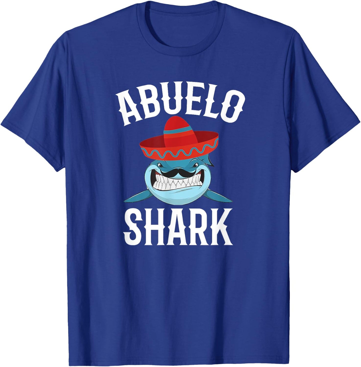 Abuelo Shark Funny Spanish Grandpa Gift T-Shirt - T-Shirt | Royal