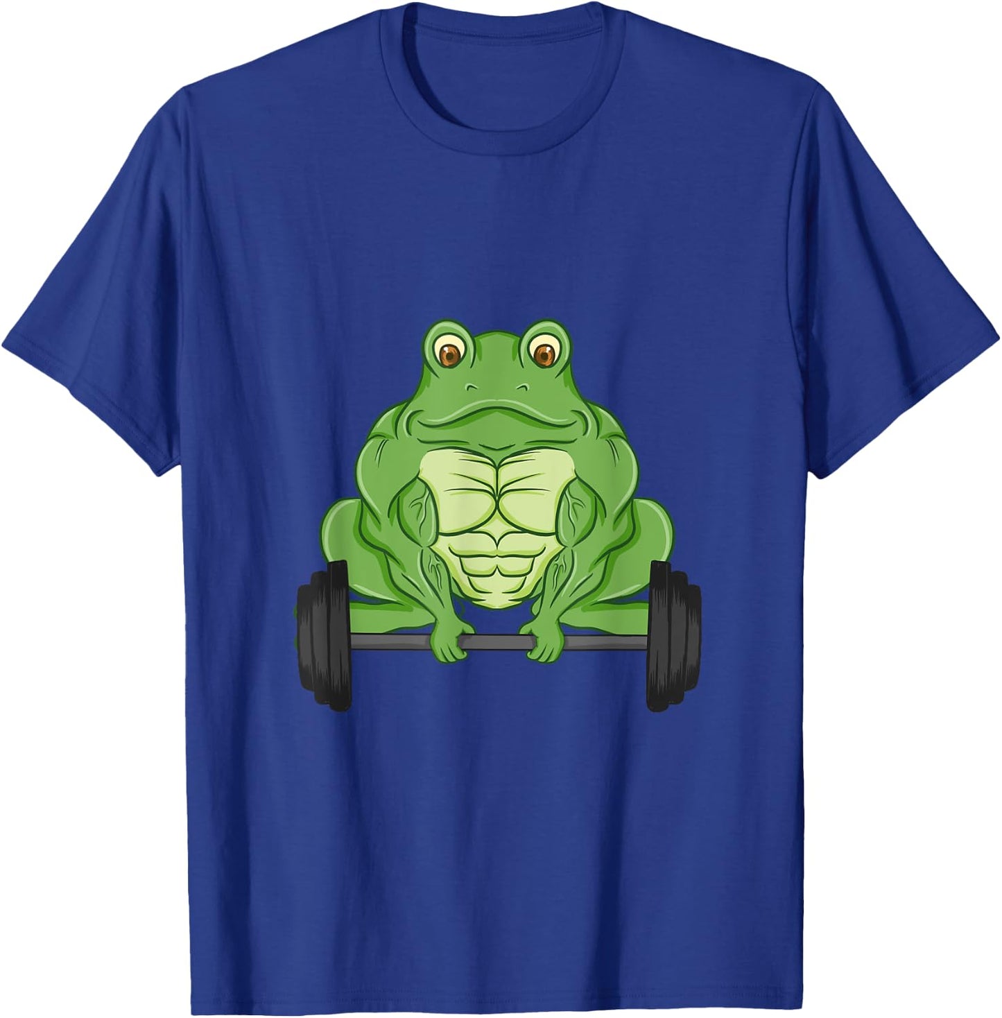 Frog Fitness Muscles Workout Weight for Gym Lovers T-Shirt - T-Shirt | Royal