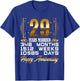 29 Years Married - Funny 29th Wedding Anniversary T-Shirt - T-Shirt | Royal