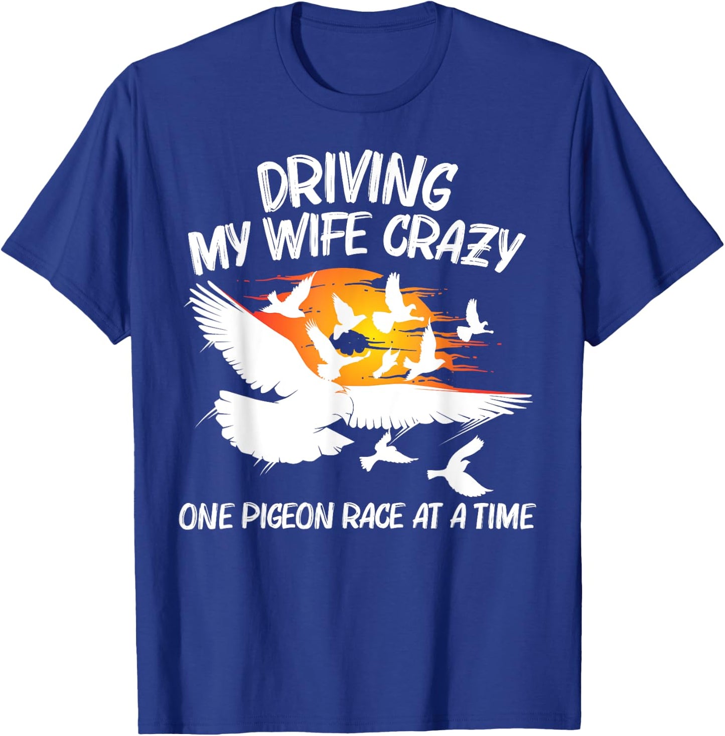 Pigeon Racing Gift Grandpa Homing Pigeon Bird Lovers T-Shirt - T-Shirt | Royal