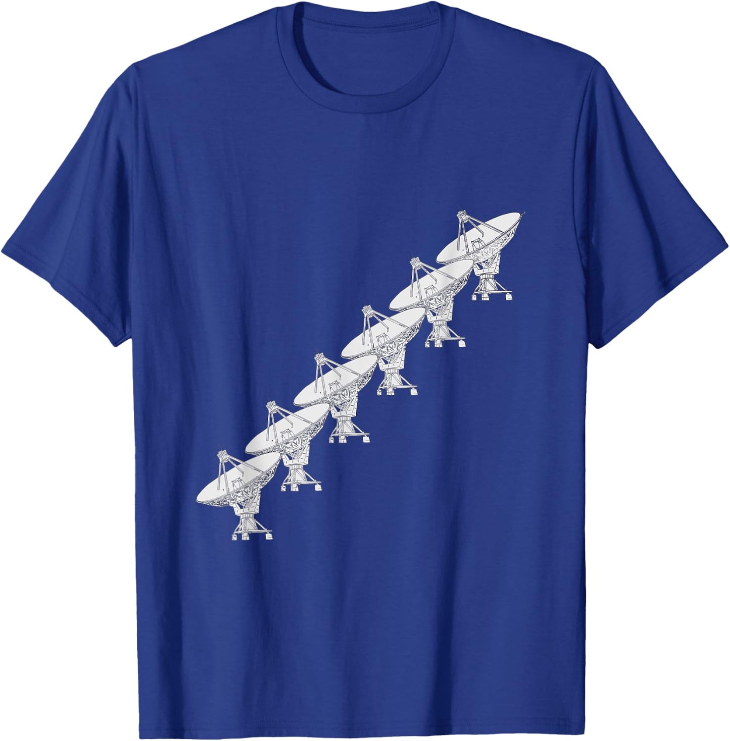 Very Large Array - Multiple Radio Telescope - Space Contact T-Shirt - T-Shirt | Royal