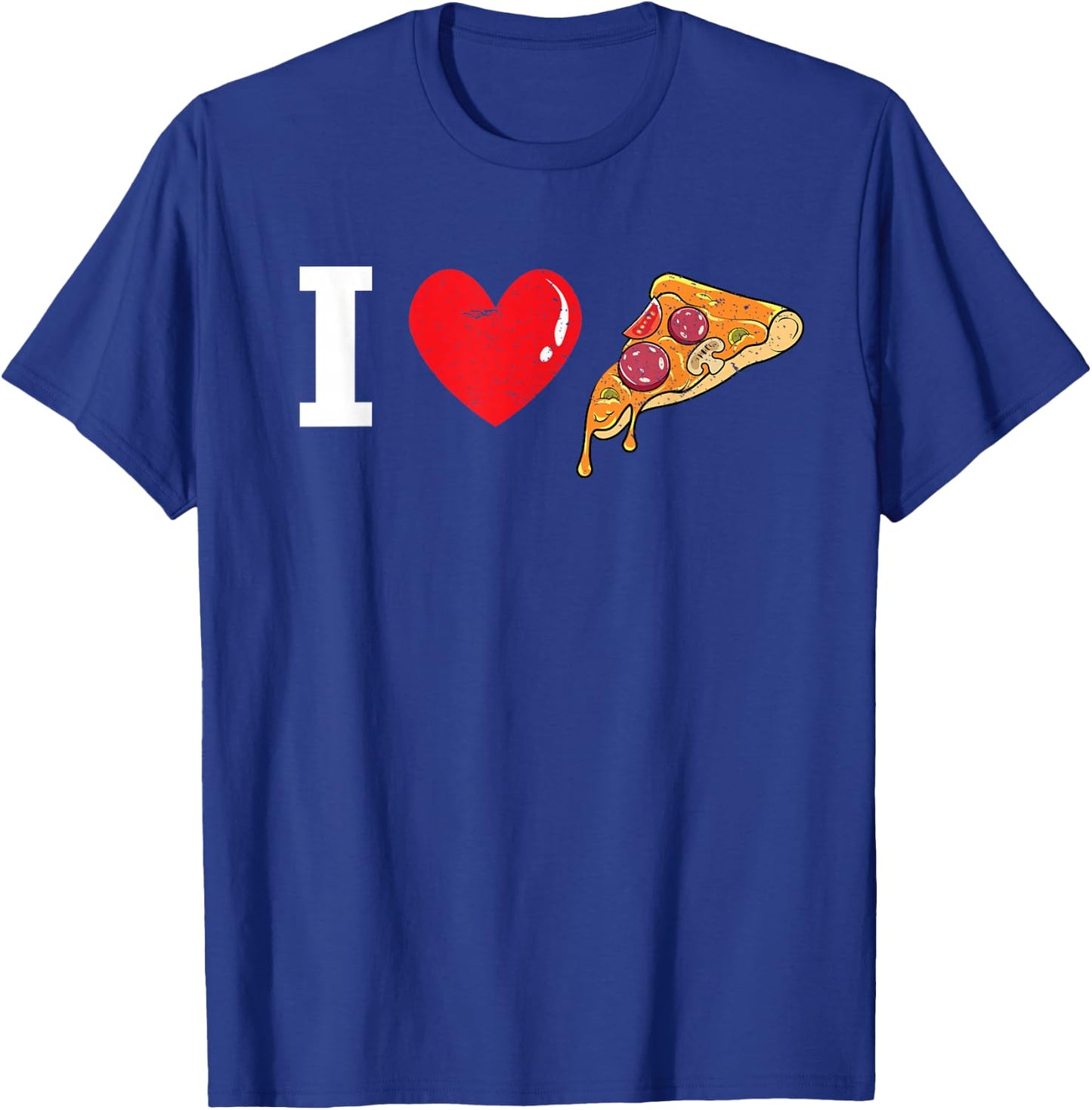 I Heart Pizza I Love Pizza New York Pepperoni Pizza Lover T-Shirt - T-Shirt | Royal