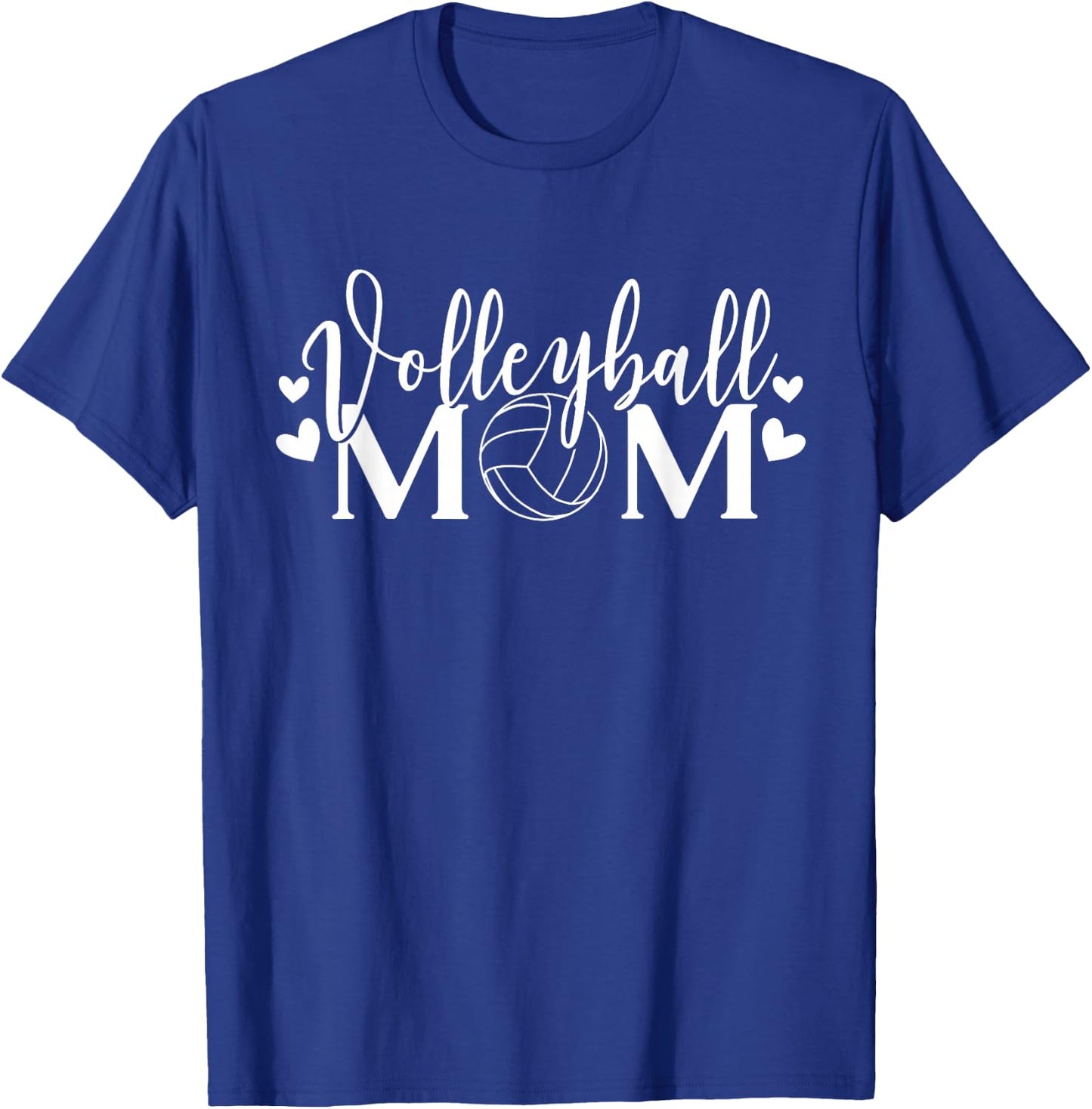 Volleyball Mom Beach Volleyball Coach Team Graphic T-Shirt - T-Shirt | Royal