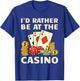 Cool Casino Lover Art Women Casino Gambling Gambler T-Shirt - T-Shirt | Royal