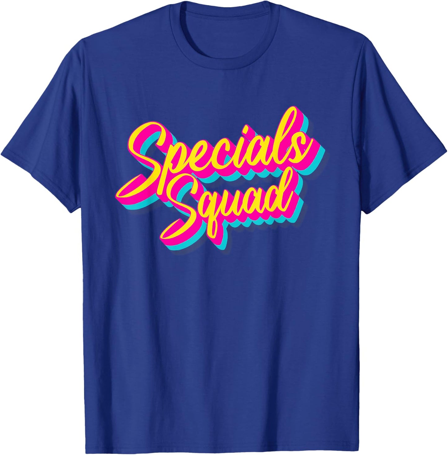 Specials Squad Team Art Music PE Tech Gym Teacher Men Women T-Shirt - T-Shirt | Royal