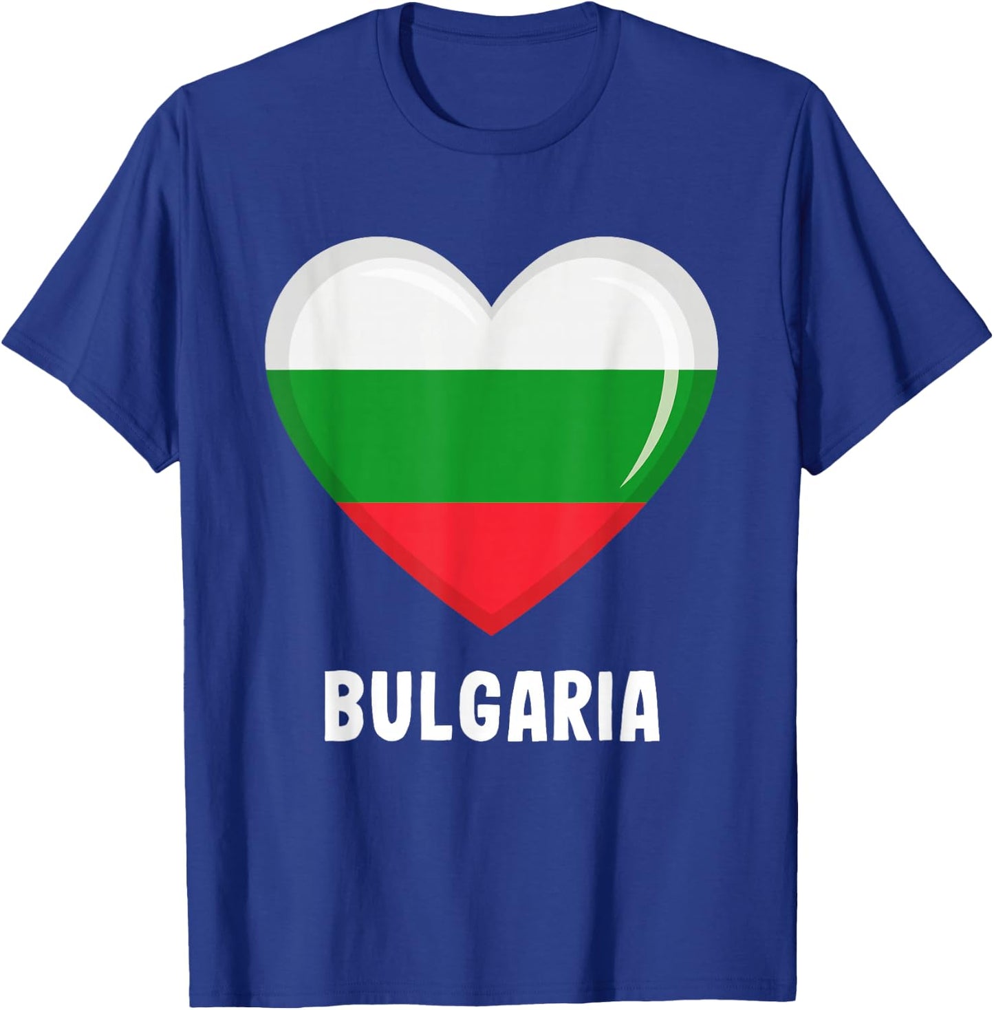 Bulgaria Flag Jersey | Bulgarian T-Shirt - T-Shirt | Royal