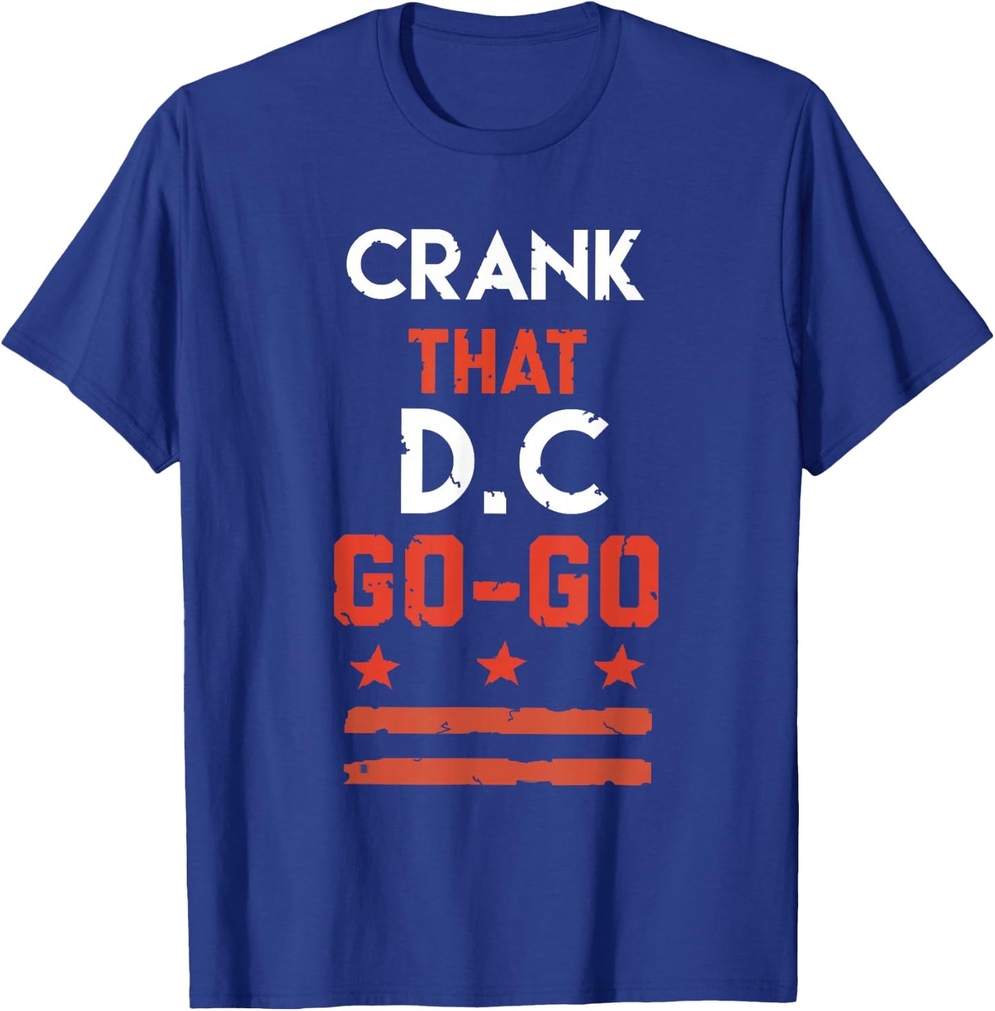 Vintage Washington D.C Crank That Go-Go Music design gift. T-Shirt - T-Shirt | Royal