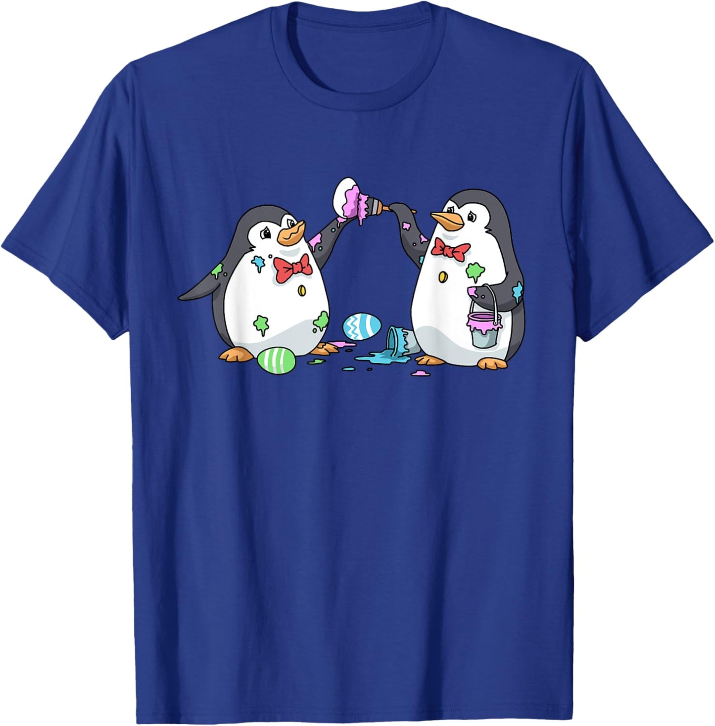 Happy Easter Penguin For Boys & Girls Easter Egg Hunt T-Shirt - T-Shirt | Royal