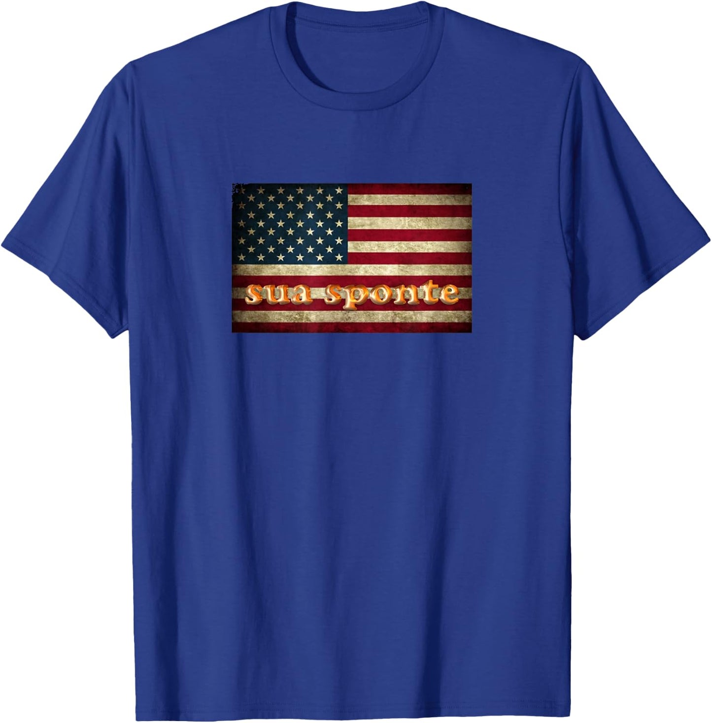 SUA SPONTE American Flag T-Shirt - T-Shirt | Royal
