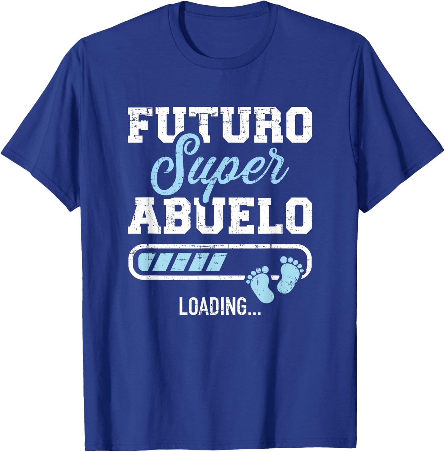 Futuro super abuelo loading T-Shirt - T-Shirt | Royal