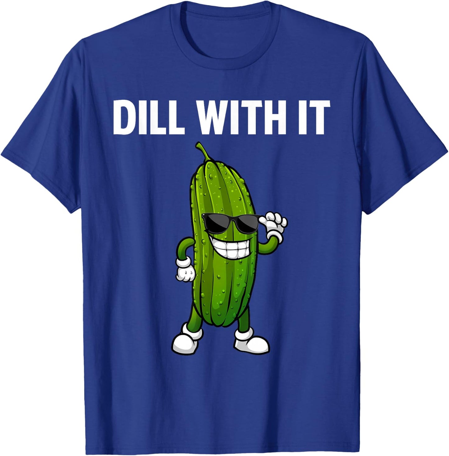 Dill Pickle Design Women Kids Cucumber Pickle Lover T-Shirt - T-Shirt | Royal