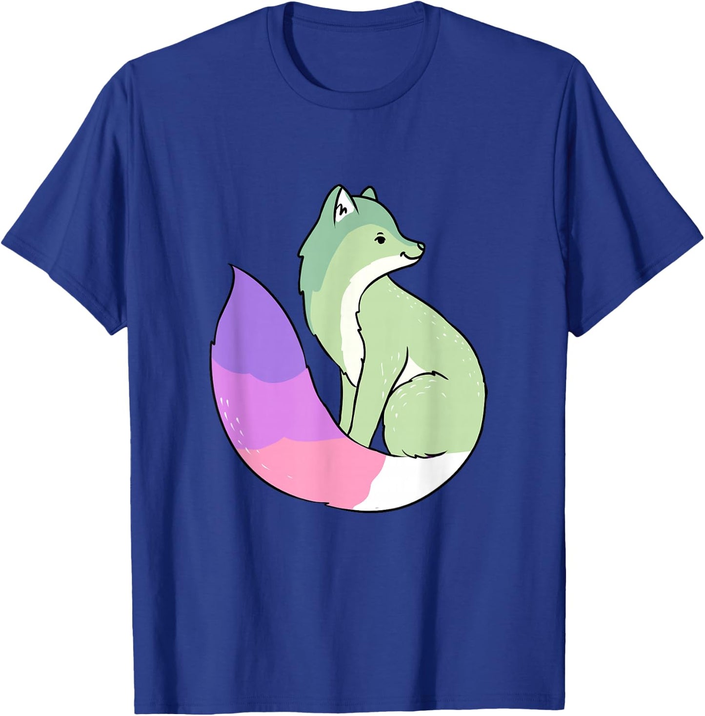 Genderfae Fox Genderfae Pride T-Shirt - T-Shirt | Royal