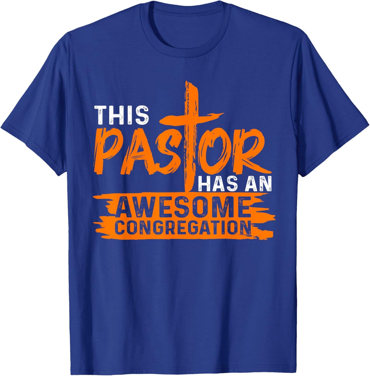 Funny Pastor Appreciation Gift Men Christian Church Priest T-Shirt - T-Shirt | Royal