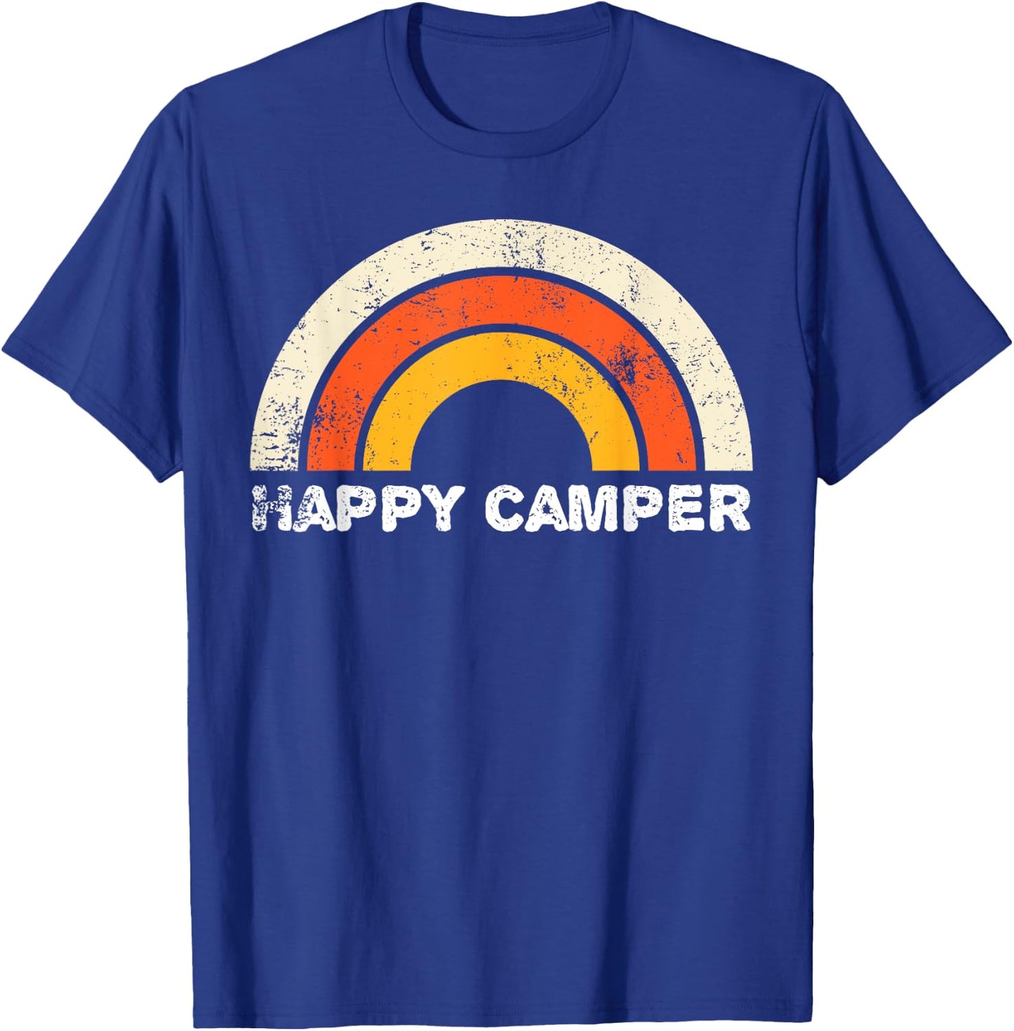 Happy Camper Shirt. Shirts Shirts Graphic T-Shirt - T-Shirt | Royal