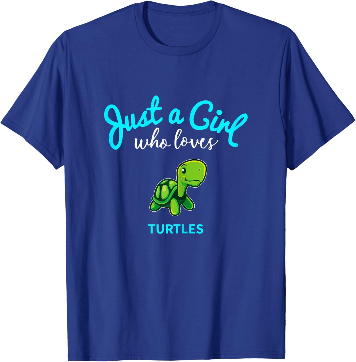 Turtle Shirt for Girls | Kids Turtle T-Shirt - T-Shirt | Royal