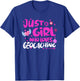Just a Girl Who Loves Geocaching T-Shirt - T-Shirt | Royal