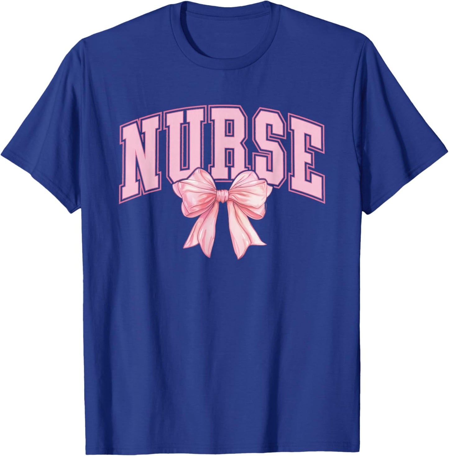 Coquette NICU Nurse Pink Bow Neonatal Intensive Care Unit T-Shirt - T-Shirt | Royal
