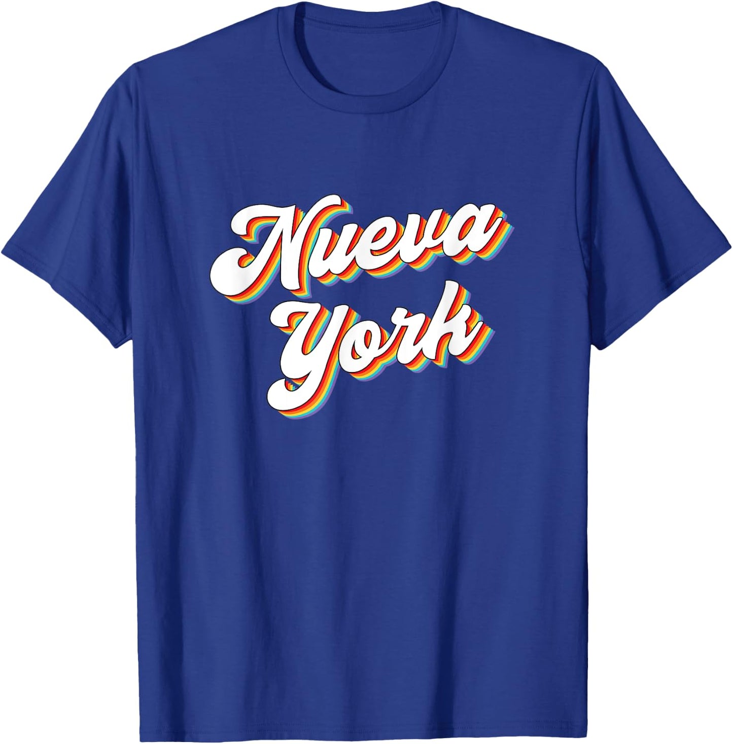 Nueva York New York City Spanish Retro Vintage T-Shirt - T-Shirt | Royal