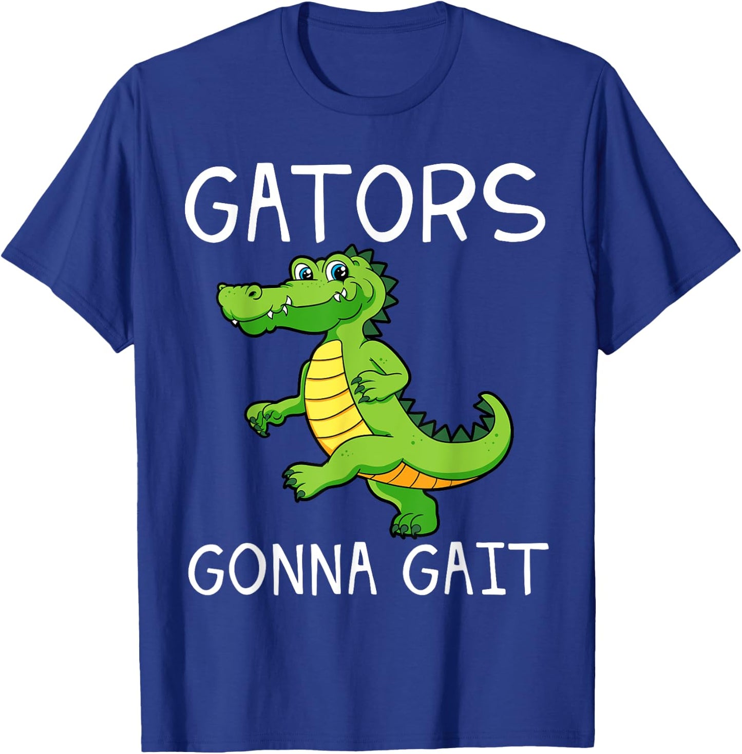 Physical Therapy Physiotherapy Therapist Alligator Gait Gift T-Shirt - T-Shirt | Royal
