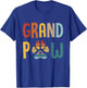 GrandPaw -best grandpa Dog Funny Dog Lover Grandparents T-Shirt - T-Shirt | Royal