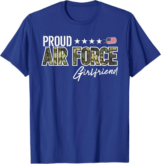 OCP Proud Air Force Girlfriend T-Shirt - T-Shirt | Royal