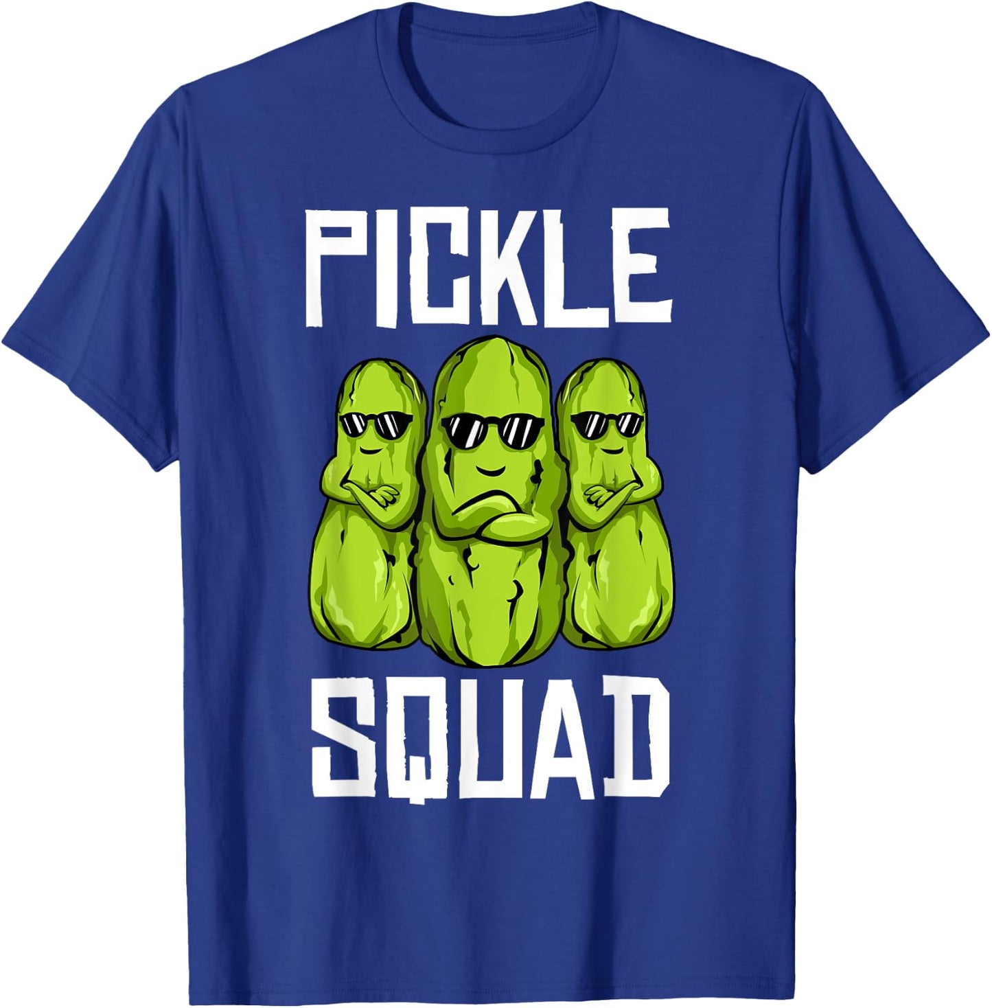 Funny Pickle Squad Novelty Gift Men Kids Big Dill Gang Lover T-Shirt - T-Shirt | Royal