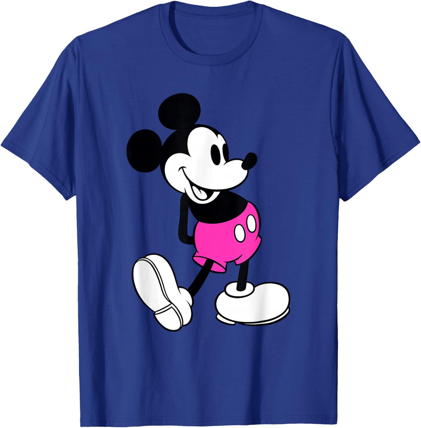Disney - Mickey Mouse Pink Shorts T-Shirt - T-Shirt | Royal