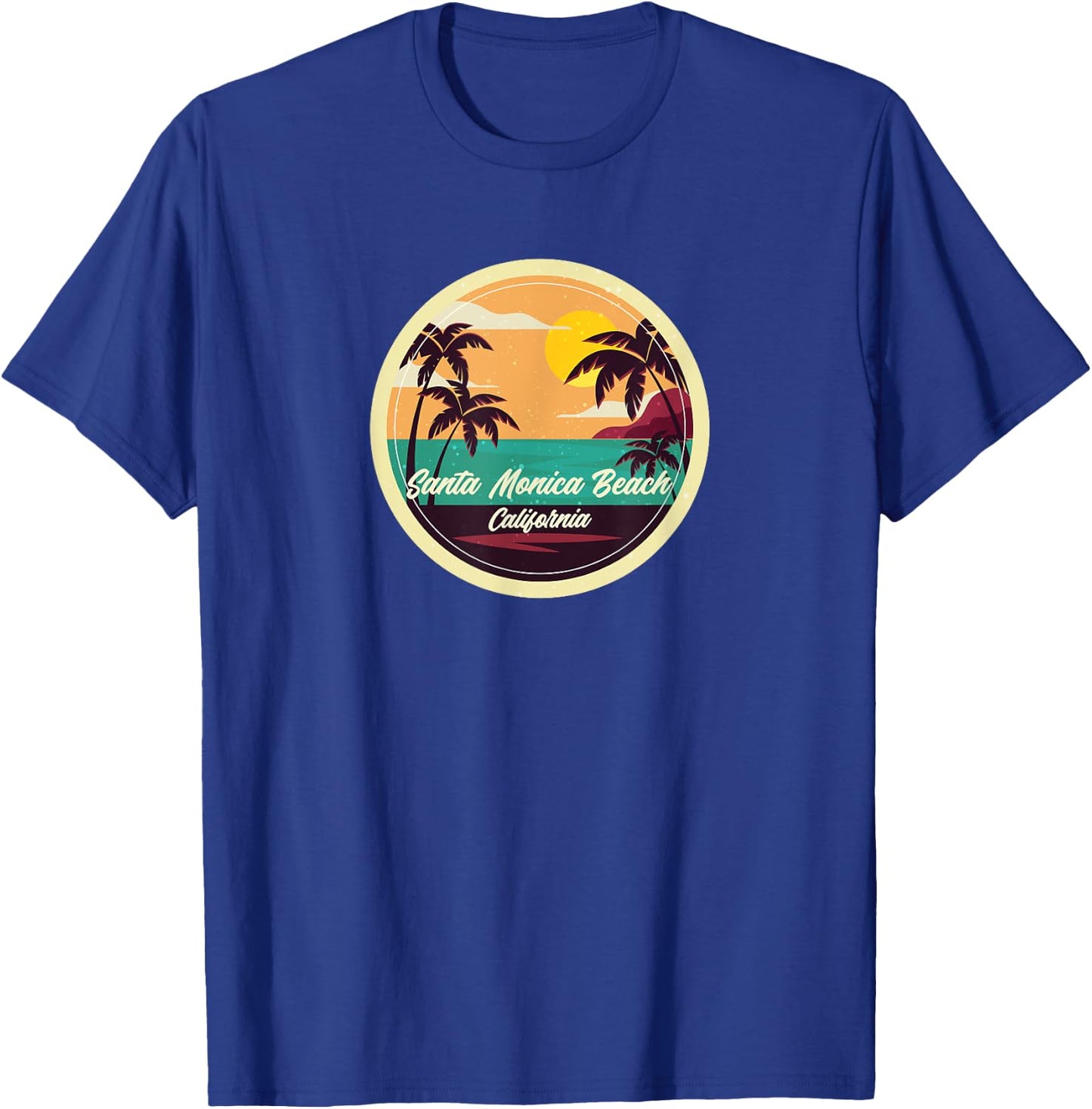 Santa Monica Beach Souvenir - California Reminder Women T-Shirt - T-Shirt | Royal