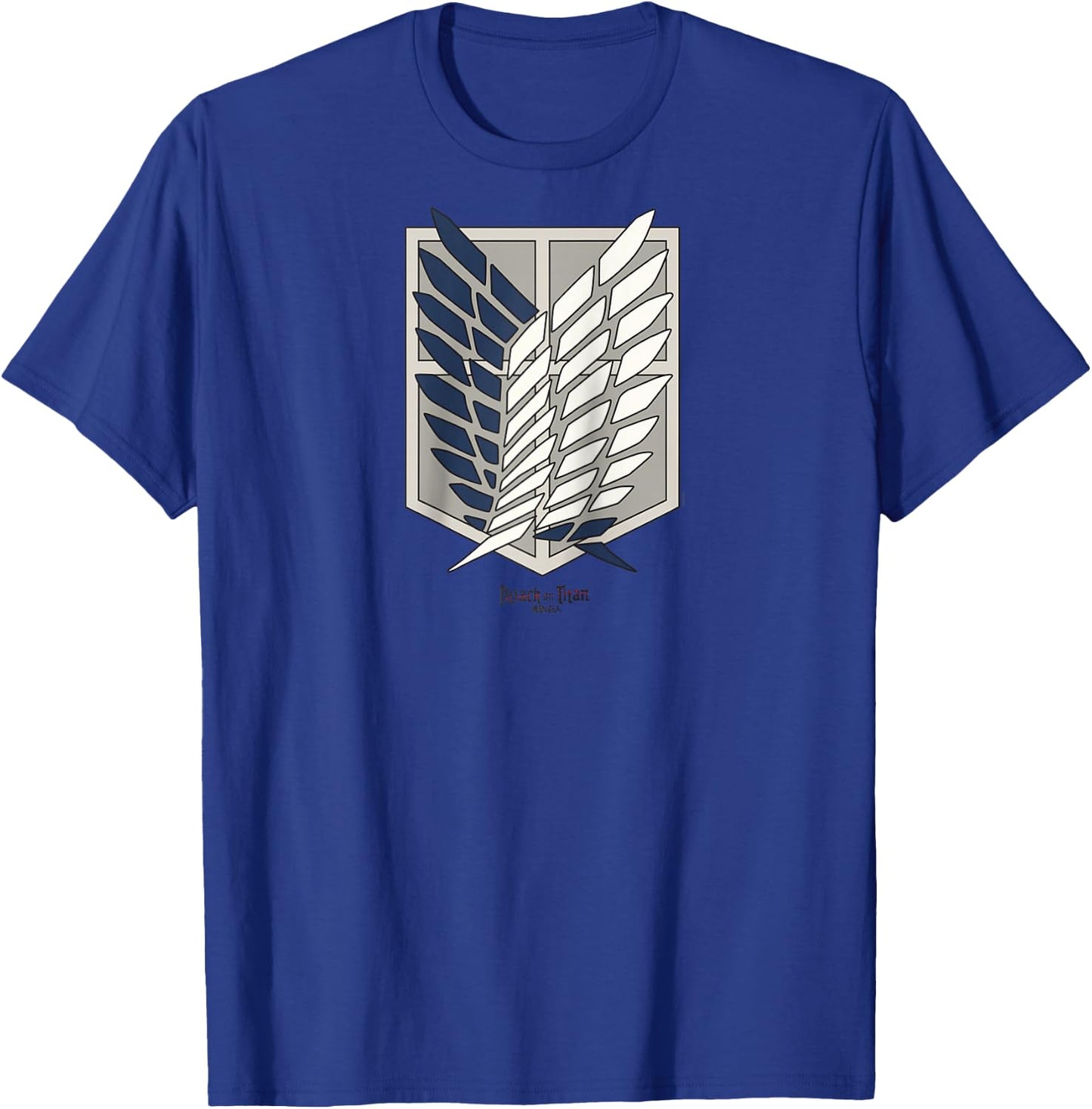 Attack on Titan Scout Regiment Shield AOT Anime Raglan Baseball T-Shirt - T-Shirt | Royal