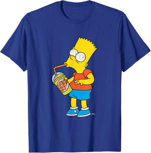 The Simpsons Bart Simpson Squishee Brain Freeze T-Shirt - T-Shirt | Royal