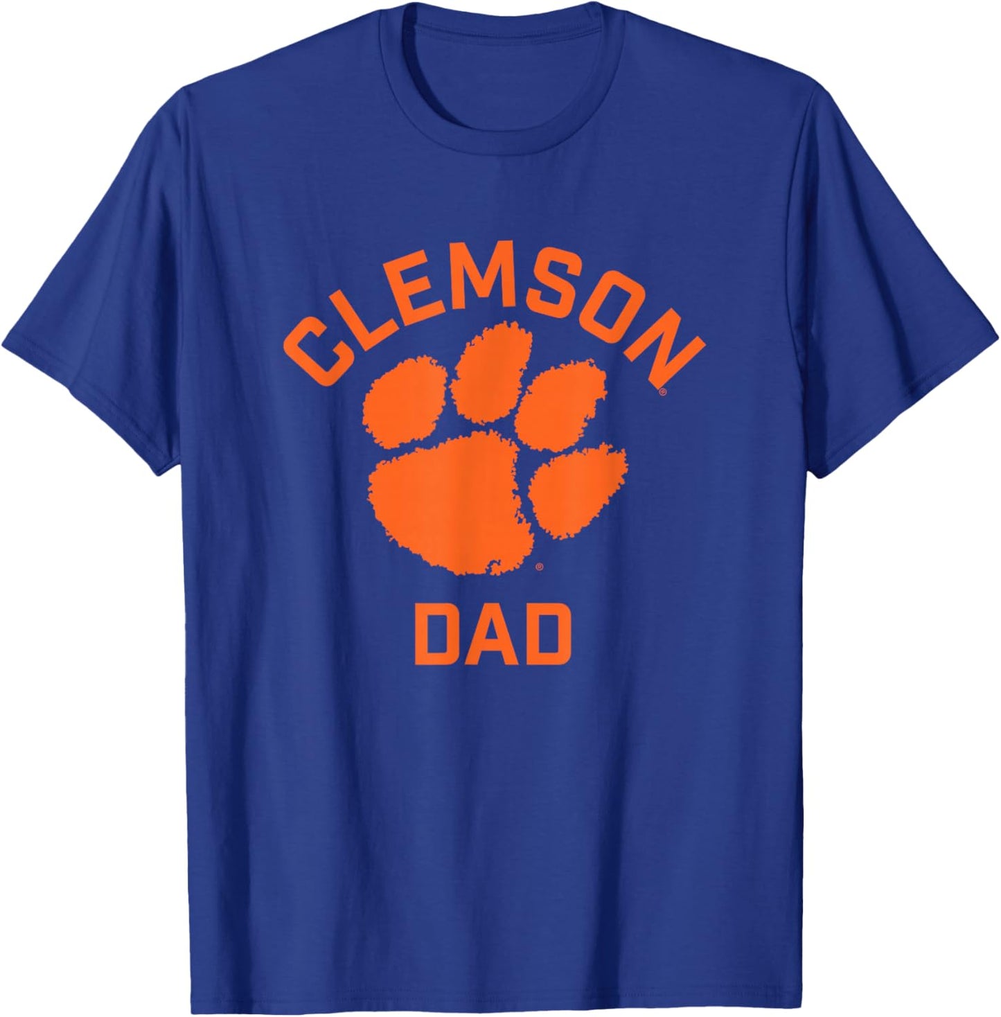 Clemson University Tigers Arched Dad T-Shirt - T-Shirt | Royal