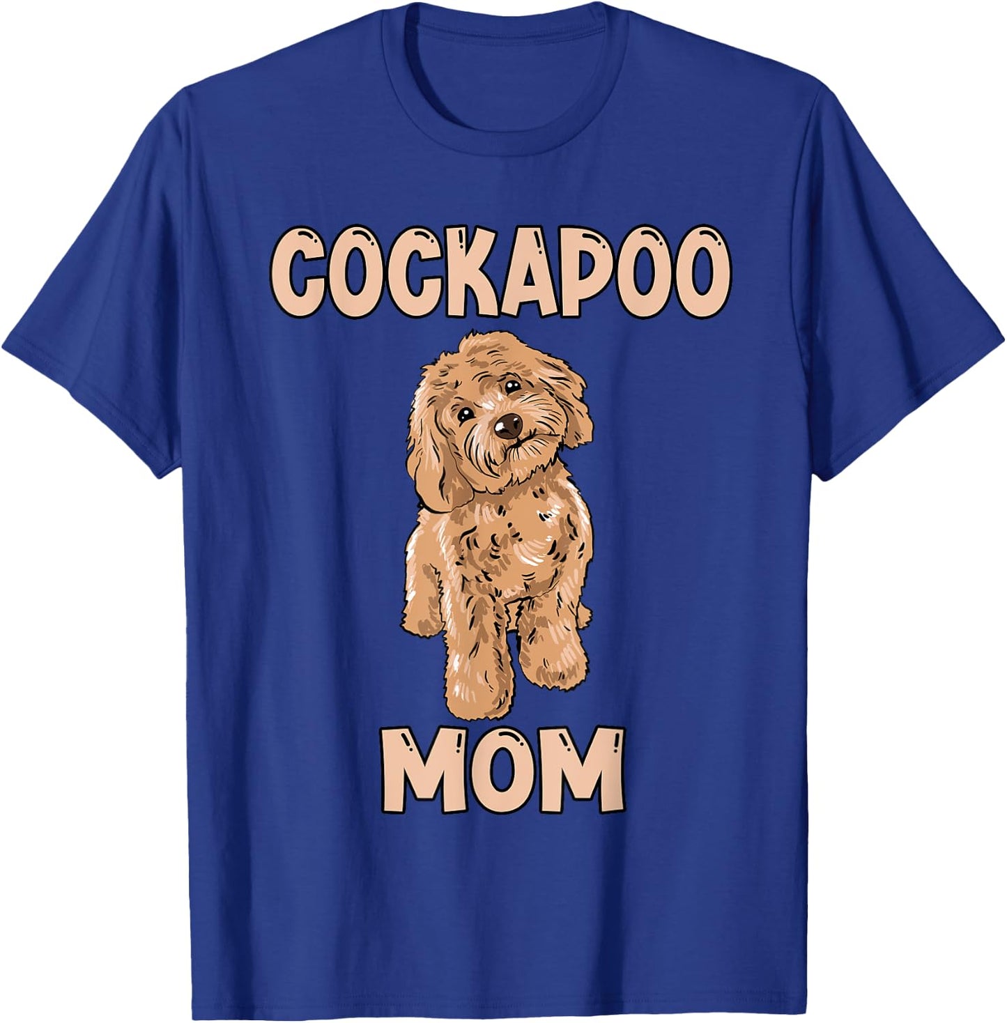 Cute Cockapoo Dog Illustration Cockapoo Mom Owner Love Women T-Shirt - T-Shirt | Royal