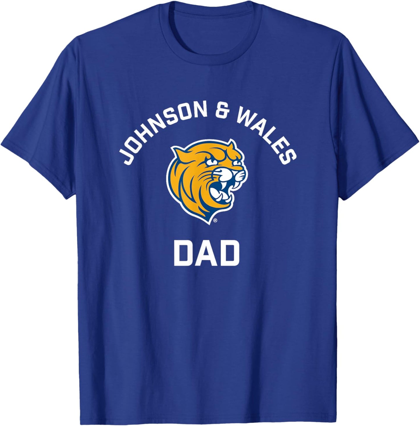 Johnson and Wales University JWU Wildcats Arched Dad T-Shirt - T-Shirt | Royal