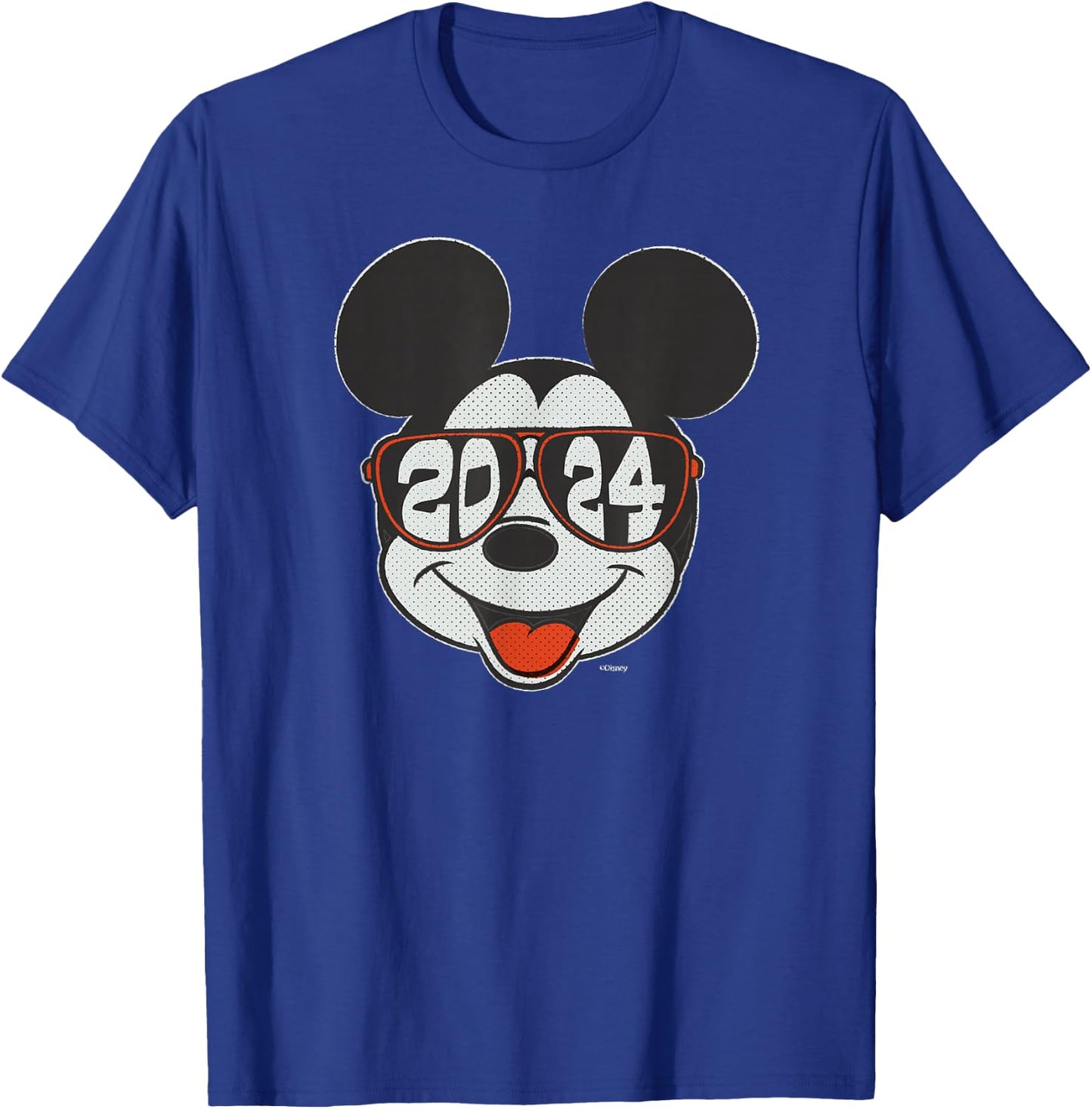 Disney Mickey Mouse Class of 2024 Graduation ’24 Sunglasses T-Shirt - T-Shirt | Royal