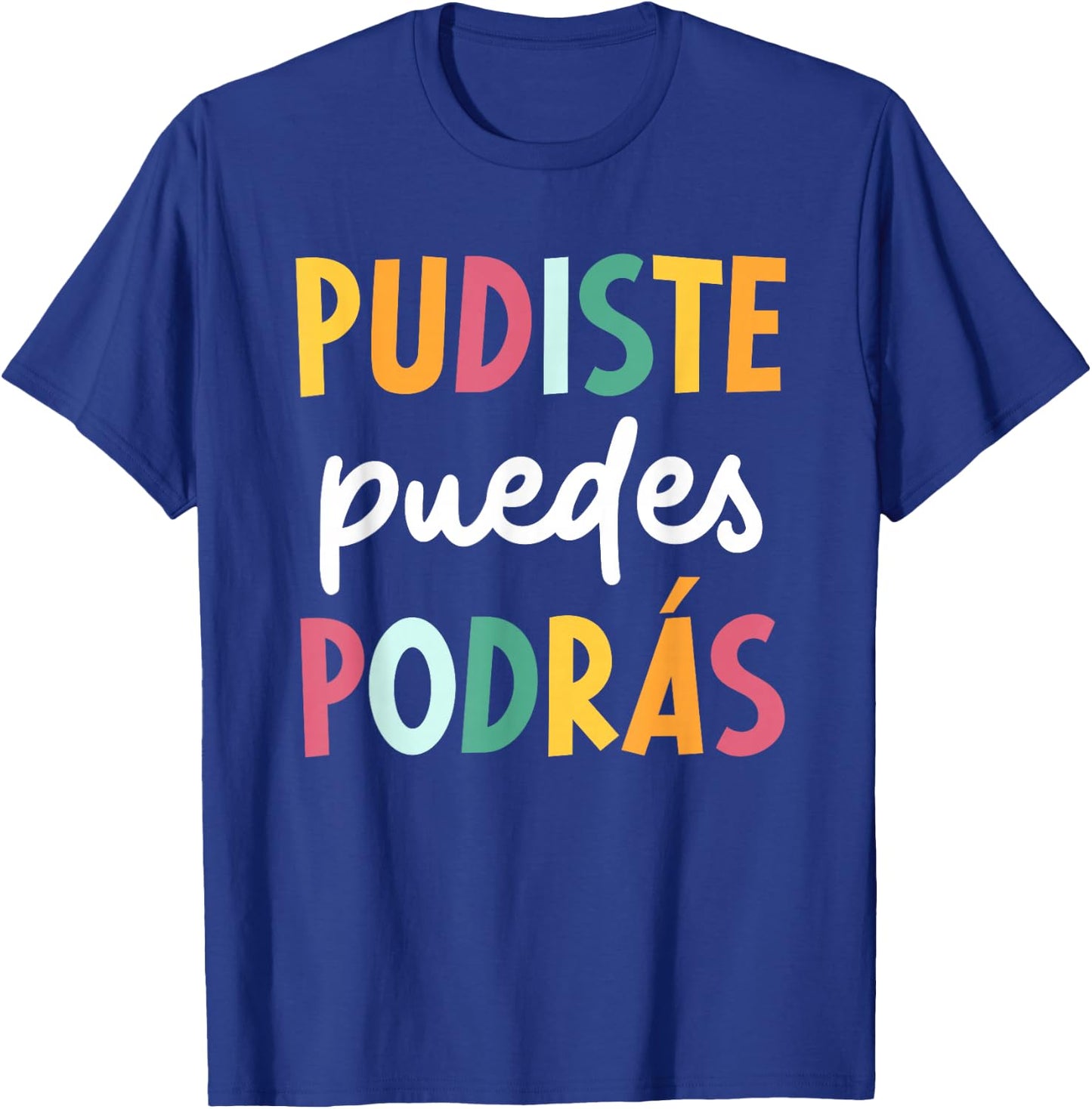 Multilingual Hispanic Heritage Spanish Teacher Maestra T-Shirt - T-Shirt | Royal