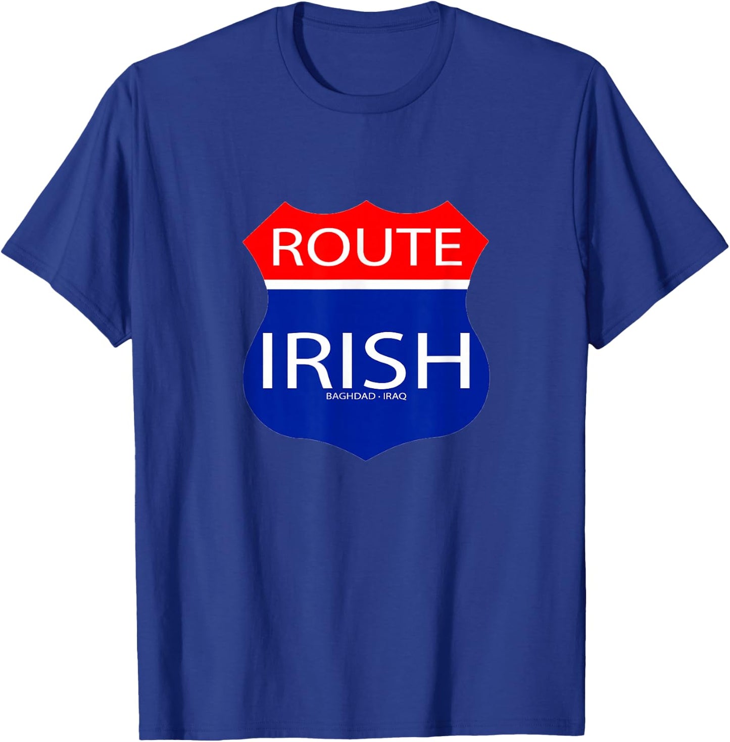 Route Irish Veteran T-Shirt - T-Shirt | Royal