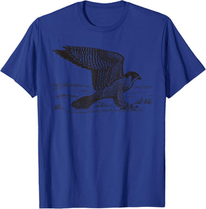 Peregrine Falcon Hawk Gift T-Shirt - T-Shirt | Royal