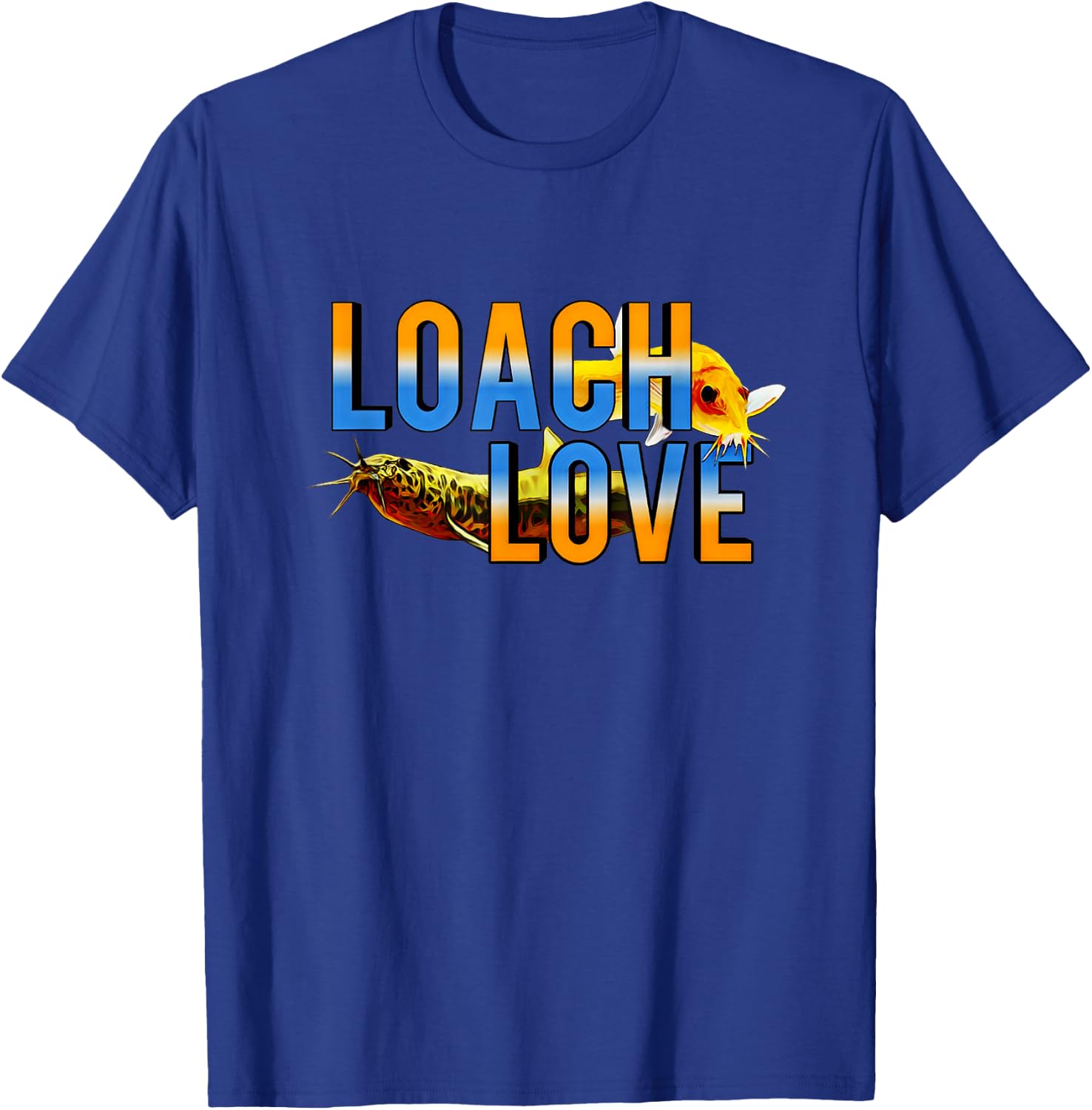 Dojo Loach Weather Loach Love Aquarium Loaches Gift T-Shirt - T-Shirt | Royal