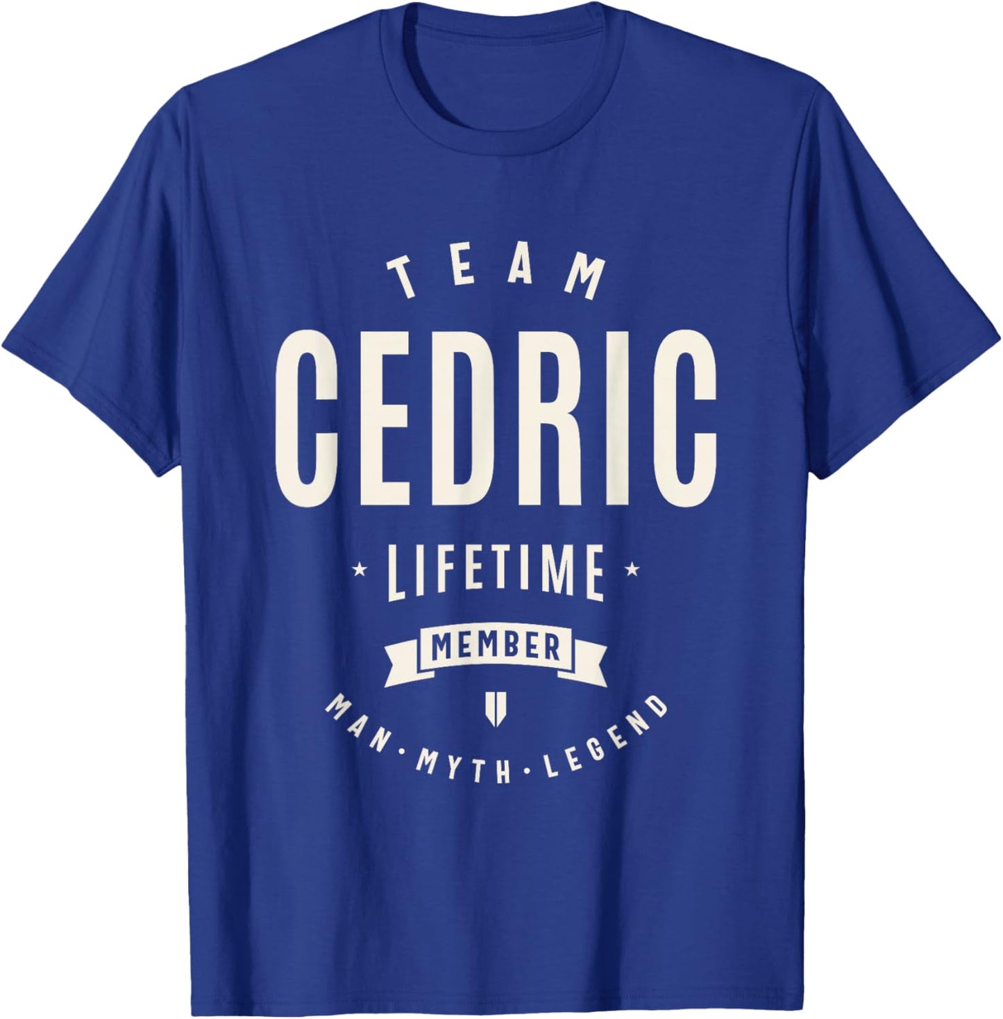 Team Cedric Lifetime Member Funny Name Cedric T-Shirt - T-Shirt | Royal