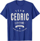 Team Cedric Lifetime Member Funny Name Cedric T-Shirt - T-Shirt | Royal