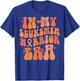 Groovy Leukemia Cancer Awareness Women In My Leukemia Warrior Era Leukemia Awareness Orange Ribbon T-Shirt - T-Shirt | Royal