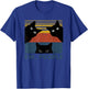 Ew, People Three Black Cats Vintage Retro – Funny Cat T-Shirt - T-Shirt | Royal