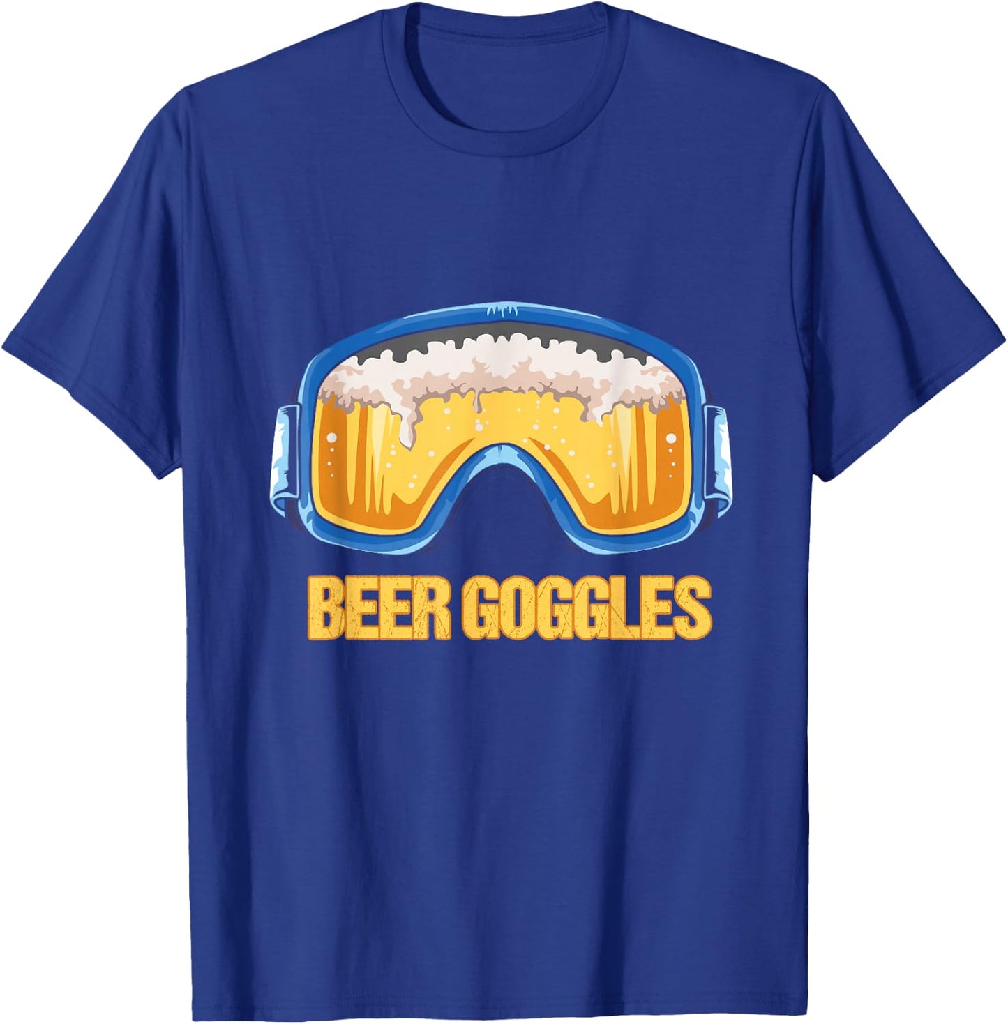 Snowboarding - Beer Goggles - Ski Mountain T-Shirt - T-Shirt | Royal